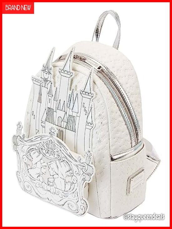 Disney Cinderella Mini Backpack Vegan Leather Daypack main image 4